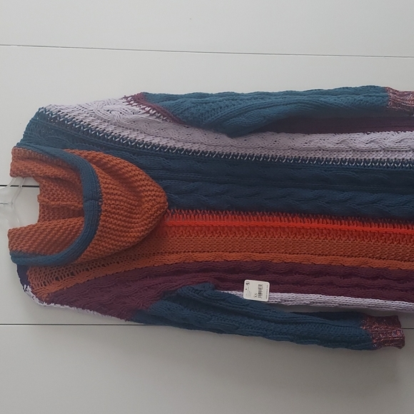 Free People Hearts on Fire Long Maxi Cardigan Size XS NWT - Picture 13 of 16